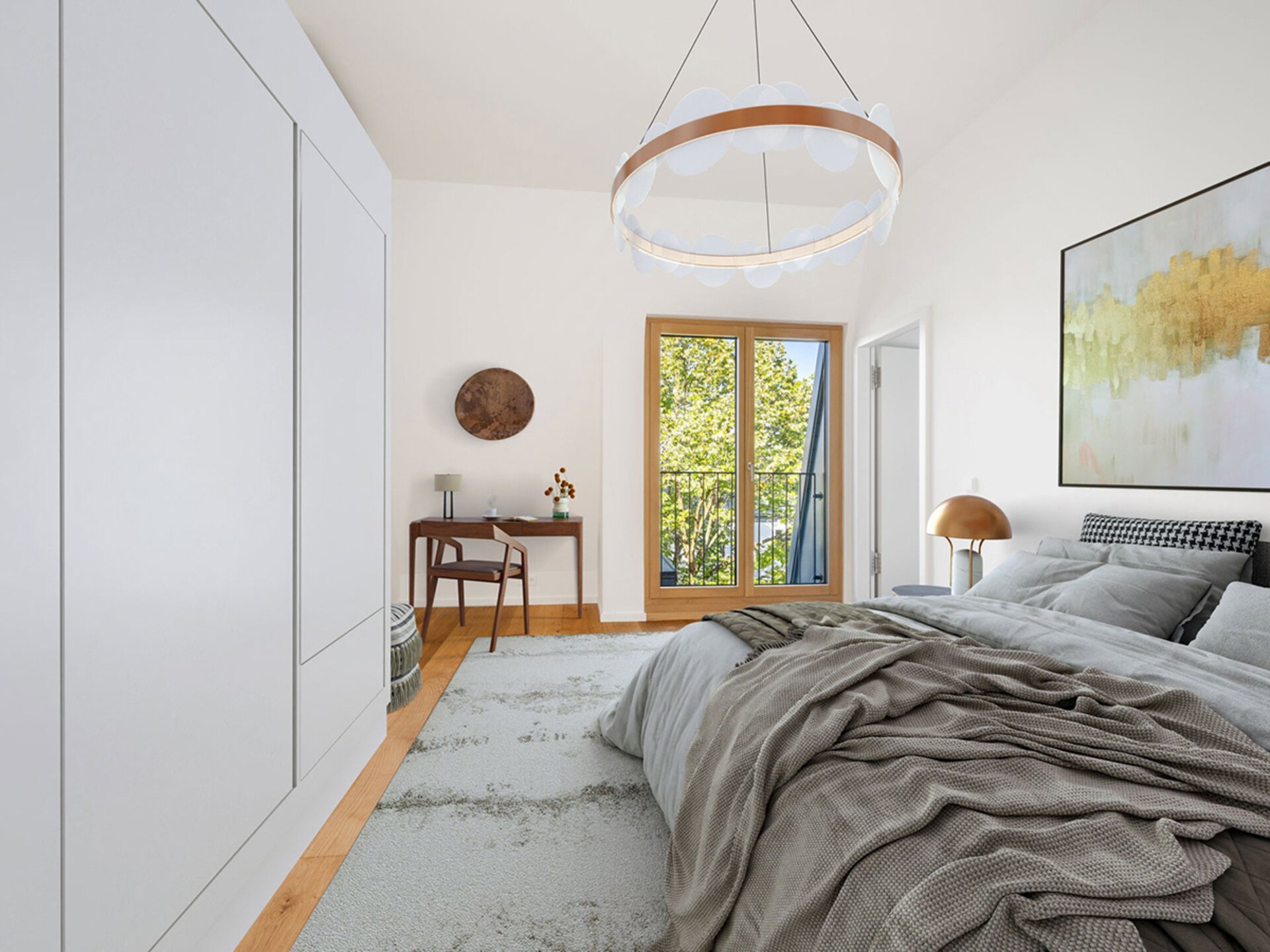 Möblierungsvorschlag Schlafen | © Dawonia