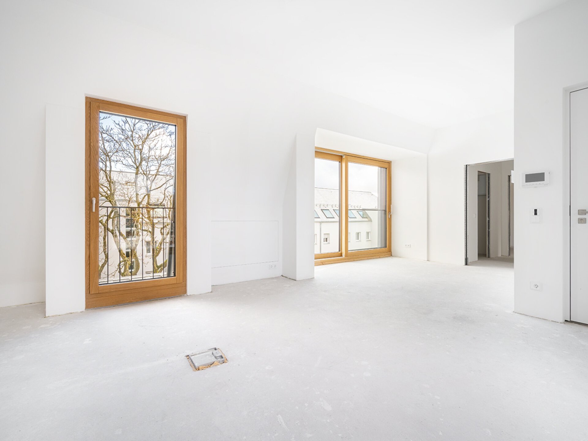 Rohbau WZ Vergleichswohnung | © Dawonia