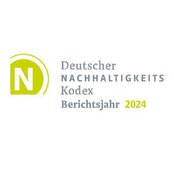 Logo für Deutscher Nachhaltigkeitskodex Berichtsjahr 2024